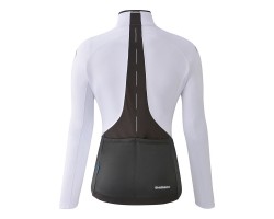 ΜΠΛΟΥΖΑ ΠΟΔΗΛ. SHIMANO PERFORMANCE, ΓΥΝΑΙΚΕΙΑ ΜΑΚΡΥ ΜΑΝΙΚΙ ΧΕΙΜΕΡΙΝΗ, WHITE. S