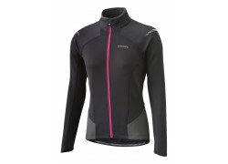ΜΠΛΟΥΖΑ ΠΟΔΗΛ. SHIMANO PERFORMANCE, ΓΥΝΑΙΚΕΙΑ ΜΑΚΡΥ ΜΑΝΙΚΙ ΧΕΙΜΕΡΙΝΗ, BLACK. S